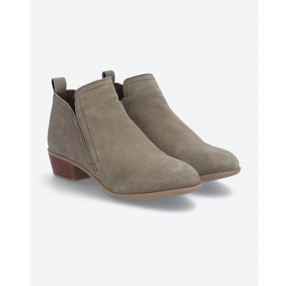 Diba Layla Suede Ankle Boot - Taupe, 9 - Picture 1 of 8